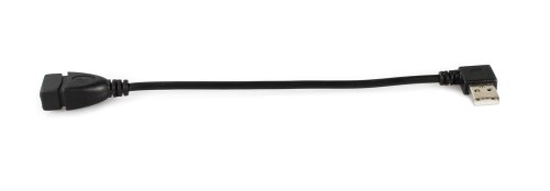 COM-FOUR USB 2.0 Verlängerungskabel Stecker / Buchse Adapter 90° gewinkelt 20 cm (Rechts) - 3