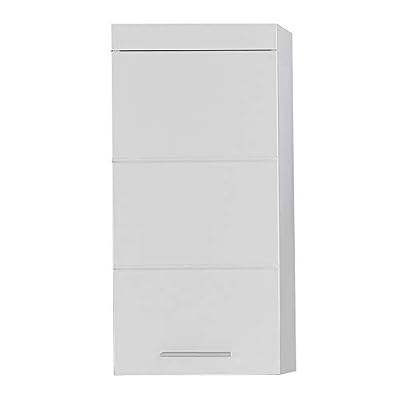 Maisonnerie 1393-501-01 Amanda Placard Murale de Salle de Bain Blanc Ultrabrillant LxHxP 37x77x23 cm