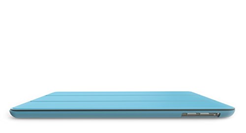 Khomo iPad Mini 1, 2, 3 Hülle Case Blau Hellblaues Gehäuse mit doppelten Schutz ultra dünn und leicht, Smart Cover – Dual Blue - 3
