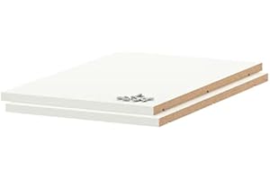I K E A UTRUSTA Shelf, white40x60 cm 2 Pack+ Free FINCHLEY Refill Pen