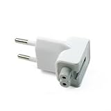 Adaptador Conector RF - EU. Para cargador MacBook. Para toma de francesas, belgas, y unión europea. Compatible con la mayoría de los cargadores, MacBook Pro, iBook, PowerBook, iPhone, iPad, iPod, etc. Compatible con:. 45 W - Cargador AC. - Cargador 65 W. - MagSafe 60 W. - Cargador 85 W. - iPod A1003 - a1071 - a1205. - Cargador MagSafe 85 W para MacBook Pro 17 y 15 pulgadas. - Apple AC: A1036/m8482/661 - 2790/a1334/A1184/661 - 2736, 661 - 3049, 661 - 3345/A1021/M8943LL/A. Color: Blanco.