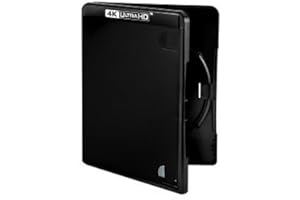 Amaray 4K Boitiers Blu-Ray, 15 mm, Machine-Pack-Quality, Noir, 25 pièces