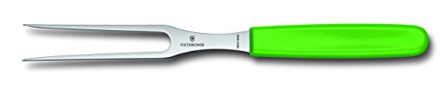 Victorinox Küchenmesser Fleisch und Bratengabel grün Blister 15 cm, 5.2106.15L4B