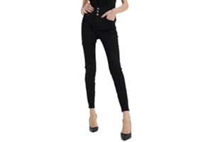 Sexy Woman Pantalone Donna Skinny Vita Alta Elasticizzato (cod. H362)