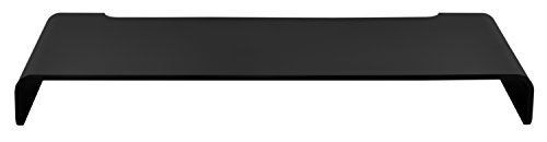 SilverStone SST-MR01B – Ergonomischer Aluminium Monitor-Erhöhung für Computer-Monitore bis max. 27″ oder 10 kg, schwarz - 4