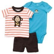 Carter's Baby - Conjunto de 3 Piezas para bebé - Multi - 0-3 Meses