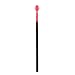 Fashion Base® 50 PCS Black Plastic Hand Red Disposable Eyelash Mini Brush Mascara Wands Makeup Women Makeup Set-Ball Shap