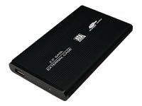 LogiLink Gehäuse 6,4 cm (2,5 Zoll) S-ATA HDD USB 2.0 Alu schwarz