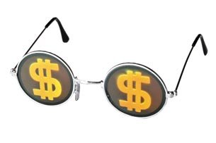 Brille Hologramm, Dollar
