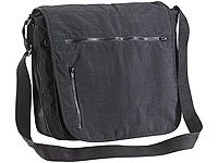 PEARL Lässige Umhänge-Tasche mit gepolstertem Notebook-Fach bis 14″ - 3