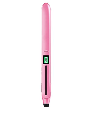 YUAND 2 in 1 Hair Straightener Curling Iron LCD Monitor 4D Floating Heating Panel Negative Ion Cermaic Heating Dual Voltage for Worldwide Traveling 230 C High Temperature Pink YUAND 2 in 1 Hair Straightener Curling Iron LCD Monitor 4D Floating Heating Panel Negative Ion Cermaic Heating Dual Voltage for Worldwide Traveling 230 C High Temperature Pink