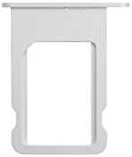 IERO Nano Sim Card Tray Holder Replacement for iPhone 5 5S White Silver