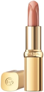 L'Oréal Paris Rossetto per una finitura setosa e 12 ore di umidità, 75% ingredienti nutrienti, colore Riche Satin Nude, colore: 505 Nu Resilient, 4 g