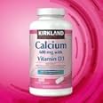 Kirkland Calcium 600 mg with Vitamin D3-600 Coated Caplets