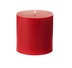 Pure Source India Scented Pillar Candle, Hand Crafted (Rose Red)