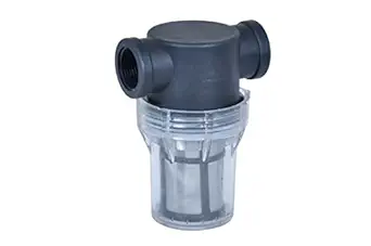 RV 1 inch Clear Inline Filter | Water Tank, RO Plant, Corporation Supply Water Outlet, Irrigation System