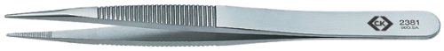 C.K T2381 120mm Precision Flat Tip Tweezers