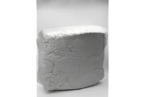 R+H PUTZLAPPEN Industrieputzlappen Frottee, 10 kg Würfel, geschnitten nach DIN 61650 (weiß)