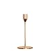 Produktbild Lagand Eleganter Kerzenständer Schlichtes Design Hochzeit Dekoration Clubs Party Home Ornament, Eisen, Gold, S: app.8cmx18cm/3.15inx7.09in