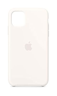 Apple Coque en Silicone (pour iPhone 11) - Blanc