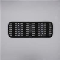 3mm Arial Font, Uppercase Stamping set in zip-wallet