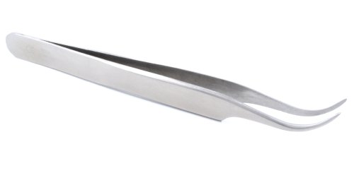 blueINOX Zeckenpinzette mit feiner Spitze gebogen Edelstahl rostfrei - 3