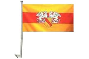 Everflag Car Flag: Baden with Crest