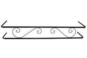 Plasticos Helguefer Rambarde de fenêtre extensible nº2 Noir