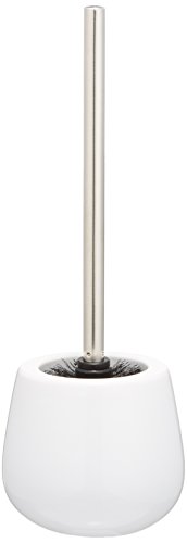 Wenko 21655100 WC Garnitur Malta und Bürstenhalter, 14 x 38,5 x 14 cm, weiß, Keramik - 2