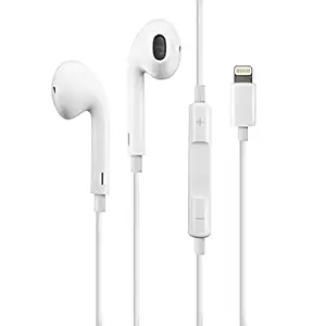 ASWORLD in-Ear Wired Earphone Compatible for i-Phone 6/7/8/X/11/12-6 Plus/7 Plus/8 Plus/XR/XR Max/11 Pro/11 Pro Max/12 Pro/12 Pro Max