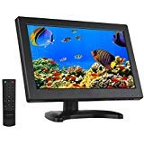 Eyoyo Moniteur 12 pouces 16 : 9 Écran TFT LCD HDMI HD Résolution à 1366 x 768 avec Entrée HDMI VGA BNC AV pour PC CCTV et Caméra Surveillance (Ecran 12 pouces 16:9 avec Télécommande)