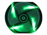 Preisvergleich Produktbild BitFenix Spectre 230mm Lüfter grün LED schwarz