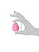 Miss Gorgeous Beauty Flawless Makeup Sponge Blender Latex Free Cosmetic Puff, Pink