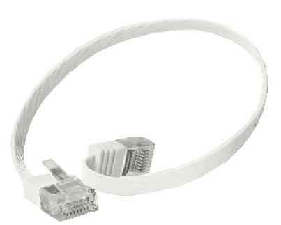 Kab24® flexibles Netzwerkkabel Patchkabel Computerkabel LAN Kabel CAT6 UltraSlim dünnes Flachkabel GBit/s