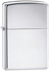 Zippo Cigarette Lighter, High Polished Chrome