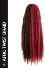 Soft N Silky Afro Twist Braid Colour 1B/30 (Natural Black with Auburn Streaks)
