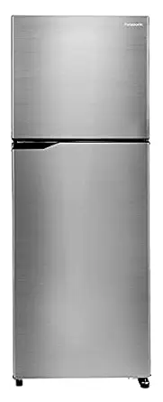 Panasonic 309 L 3 Star 6-Stage Smart Inverter Frost-Free Double Door Refrigerator (NR-TG321CUSN, Shining Silver, Jumbo Vegetable Basket)