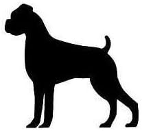 Loyalty Card Self Inking Stamp - Boxer Dog