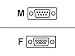 Produktbild M-CAB - Kabel seriell - DB-9 (M)