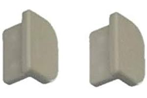 Liedeco Endkappe, Vorhangschiene 150S, 2 STK Weiss