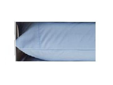 Cot Bed Pillow Case 100% Cotton- Light Blue