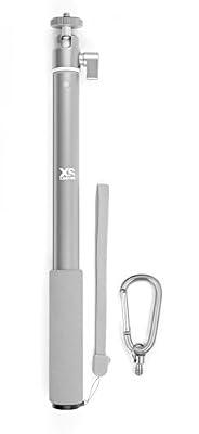 Xsories - Perche Selfie Stick extensible Monopod téléscopique BIG U-SHOT - Argent