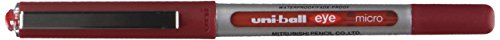 Uni-Ball 9000502 Eye Tintenroller Mikro 0,5 mm Spitze 0,2 mm Strichbreite 12 Stück rot