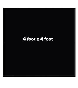 Eloies Professional (Heavy Duty Thick Lekra Polyester Fabric) Black Backdrop for Photography Video Making Photoshoot Background for Photography Recording Photo, Photoshoot (4 Feet x 4 Feet.)