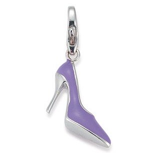 Preisvergleich Produktbild gooix GXC125 Charms Damen Charm Silber Pumps lila