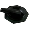 AI-Agate Pestle & Mortar 4" Black Pack of 1/for Pills Crusher/for Kitchen used/Hospital Laboratory use/Pharmacy Lab/Chemistry Lab Equipment/Scientific and Laboratory Product