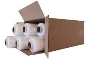 REALPACK® 12 x QUALITY FLUSH CORE CLEAR PALLET STRETCH WRAP STRONG SHRINK FILM - 400mm x 300m IDEAL FOR WRAP FREE FAST SHIPPING