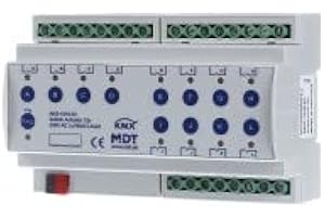 Schaltaktor 12-fach, 8TE, REG, 16A, 230V MDT AKS-1216.03