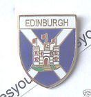 Preisvergleich Produktbild SCHOTTLAND EDINBURGH SCHLOß SCHILD EMAILLE REVERS PIN ABZEICHEN