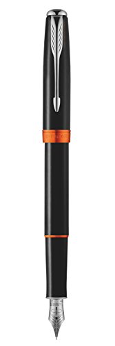 Parker Sonnet SE Subtle Big Red Ruthenium Trim Medium Nib Fountain Pen - Gift Boxed